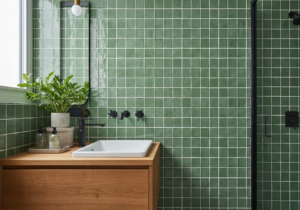 Zalety zielonych płytek w łazience – dlaczego warto je wybrać?